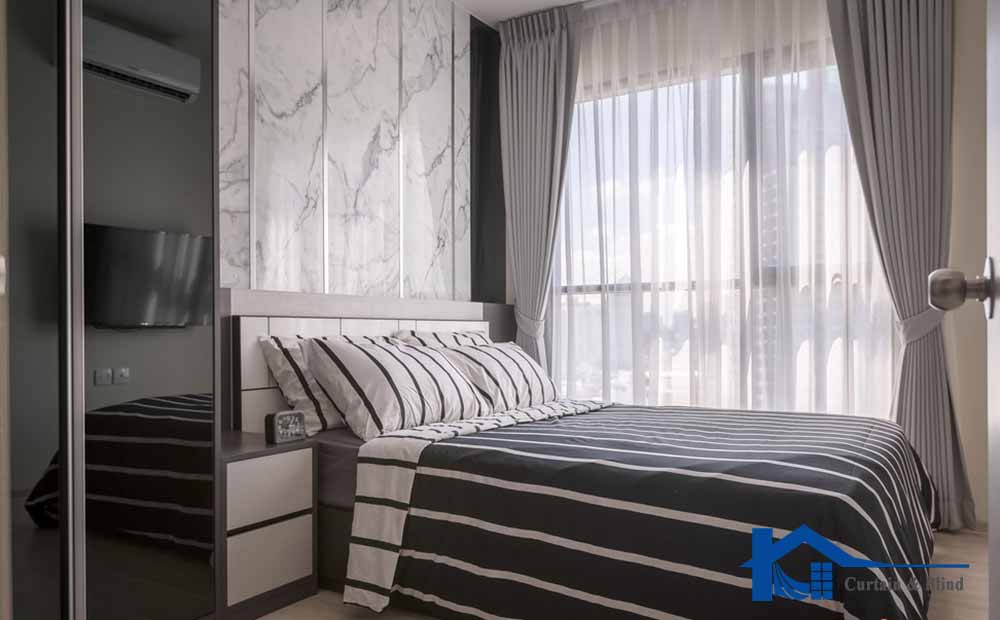 Hình ảnh thi công rèm cửa Vinhomes Ba Son