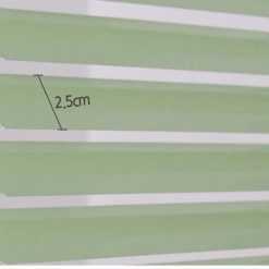 Rèm sáo lá nhôm xanh lá