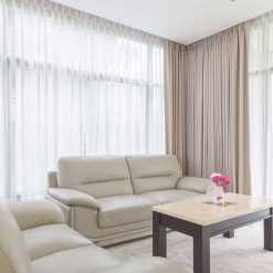Rèm vải phòng khách đẹp
