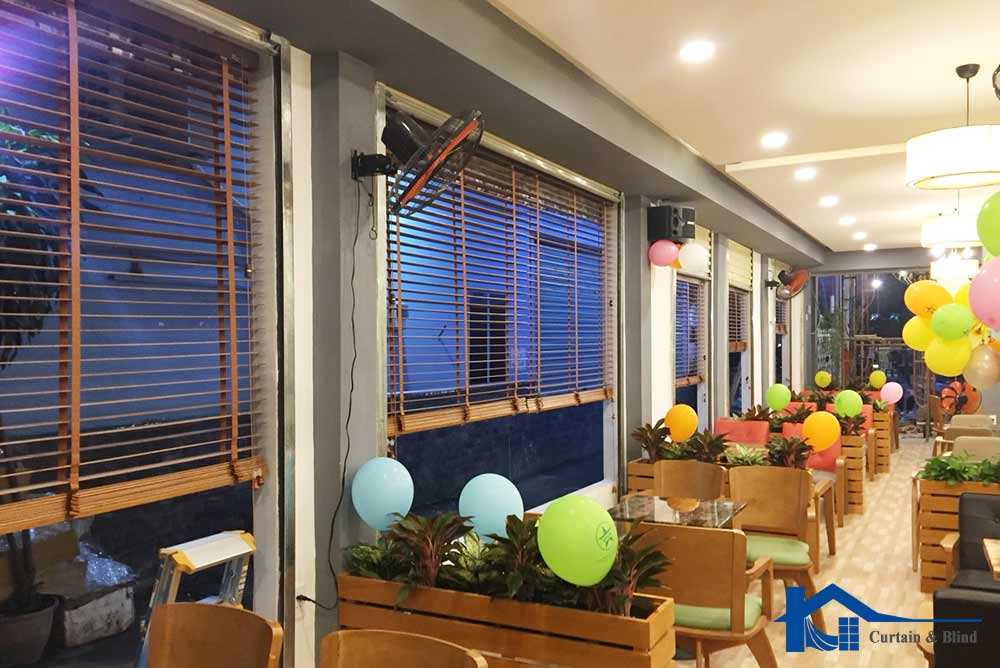 Rèm sáo gỗ tự nhiên cao cấp Gò Vấp