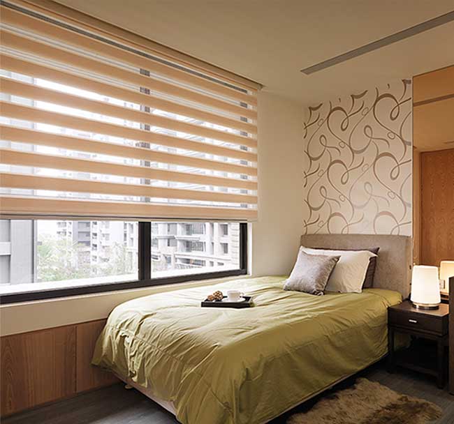 Mẫu rèm cầu vồng cho phòng ngủ