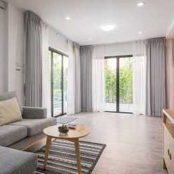 Rèm vải chống nắng nóng 2 lớp