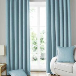 Rèm phòng bé màu xanh đẹp