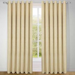 rèm vải giá rẻ phòng ngủ trơn một màu RGR15