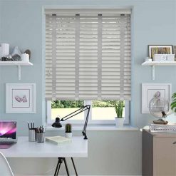 rèm gỗ tự nhiên sang trọng phòng khách RG16