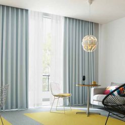 Rèm 2 lớp phòng khách hiện đại RPK15