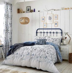 Rèm vải hoa thiên nhiên