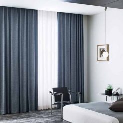 Rèm vải cao cấp 2 lớp chắn sáng hiện đại