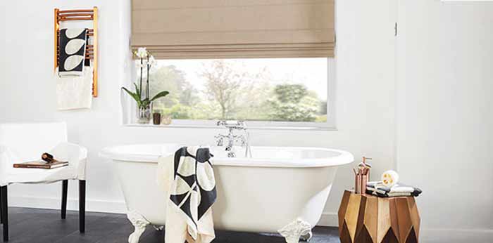 Rèm roman phòng tắm