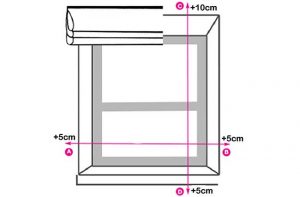 Hướng dẫn đo rèm roman
