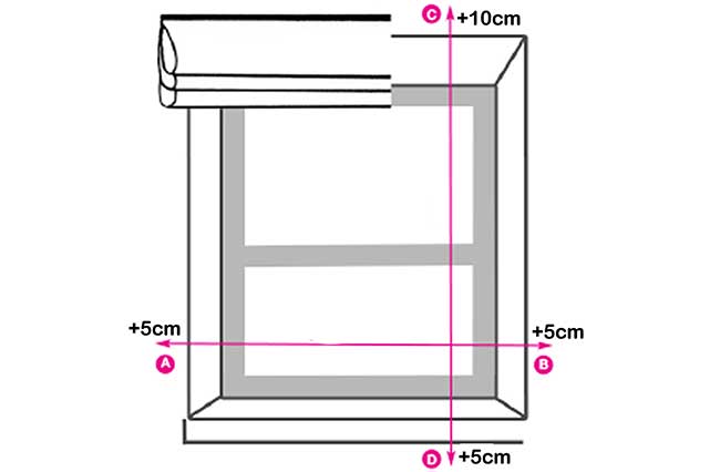 Hướng dẫn đo rèm roman