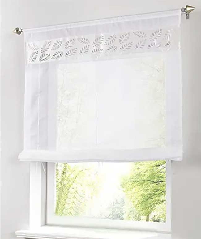 Mẫu rèm roman đồng quê