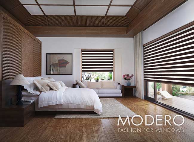 Rèm cầu vồng phòng ngủ Modero
