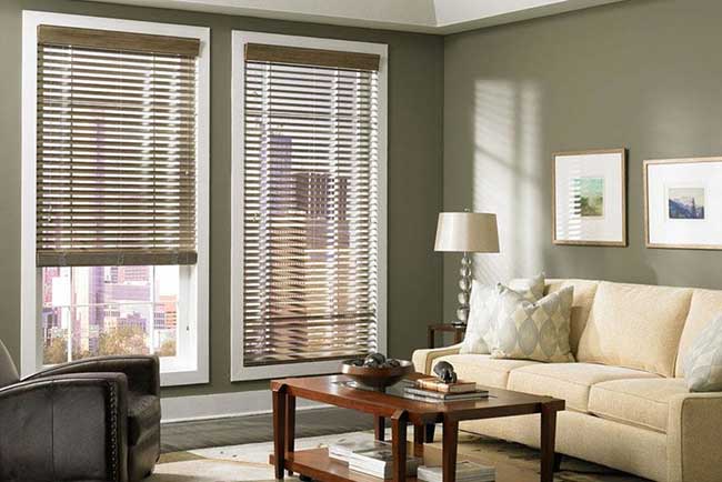 Rèm gỗ giá rẻ phòng khách