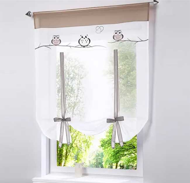 Rèm roman buộc dây